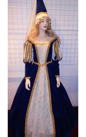 Medieval Maiden Dress with Overlay - Hire